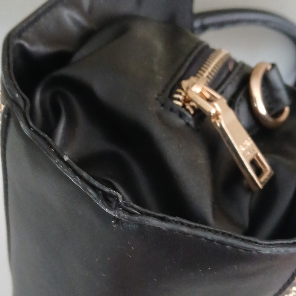 BCBG Black Studded Tote Bag - Picture 7 of 9